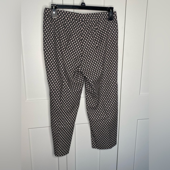 J.Jill NWT Floral Daisy Geometric Print Crop Pants Women’s Size 12 - Picture 4 of 5
